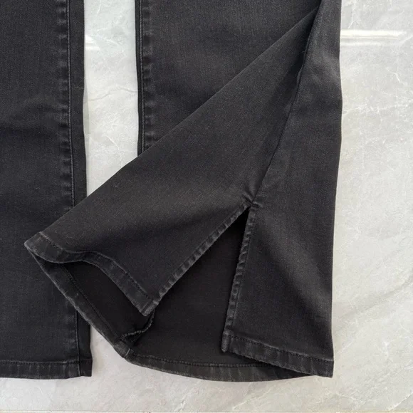 NWOT Women’s INC Denim High-Rise Rhinestone Studded Flare Jeans Plus Size 14 - Picture 9 of 16